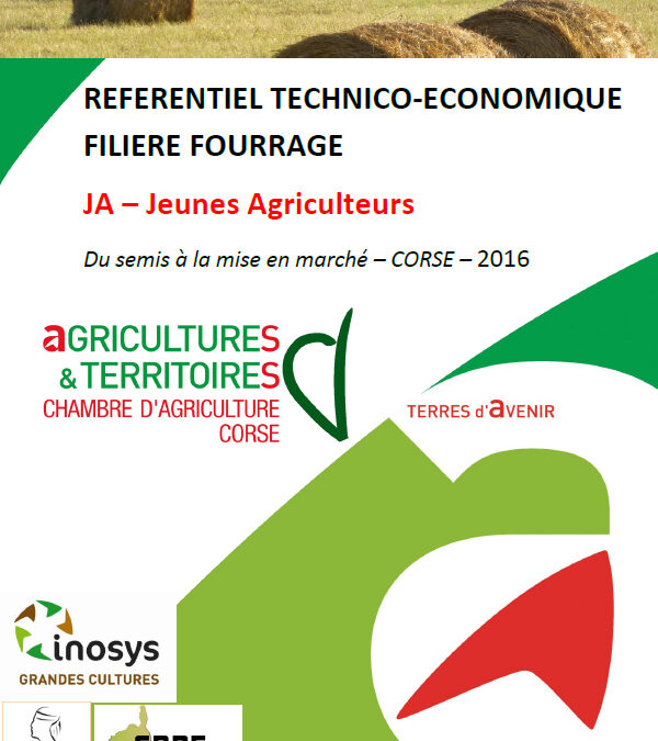 Référentiel économique Fourrage (Jeunes Agriculteurs)