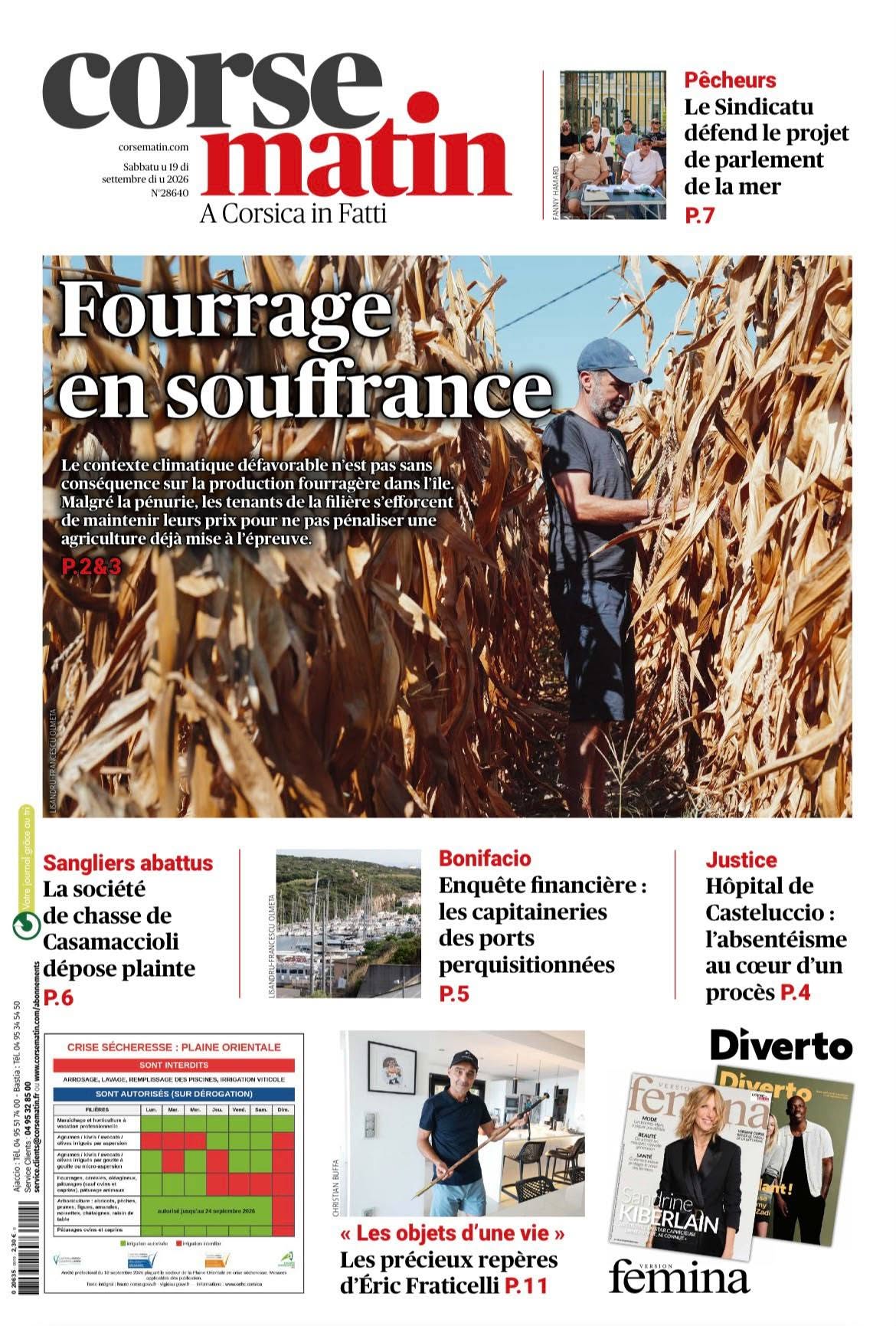 818365611_2837528043314104_1652886812680022432_n Sécheresse, récoltes fragilisées et hausse des charges : la filière fourragère corse traverse une période difficile. Malgré ces tensions, le GRPFC défend le maintien de prix accessibles pour soutenir les éleveurs, eux aussi durement touchés.